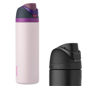Owala FreeSip Insulated Stainless Steel Water Bottle with Straw for Sports, Travel, and School BPA-Free Sports Water Bottle, 32 oz, Dreamy Field